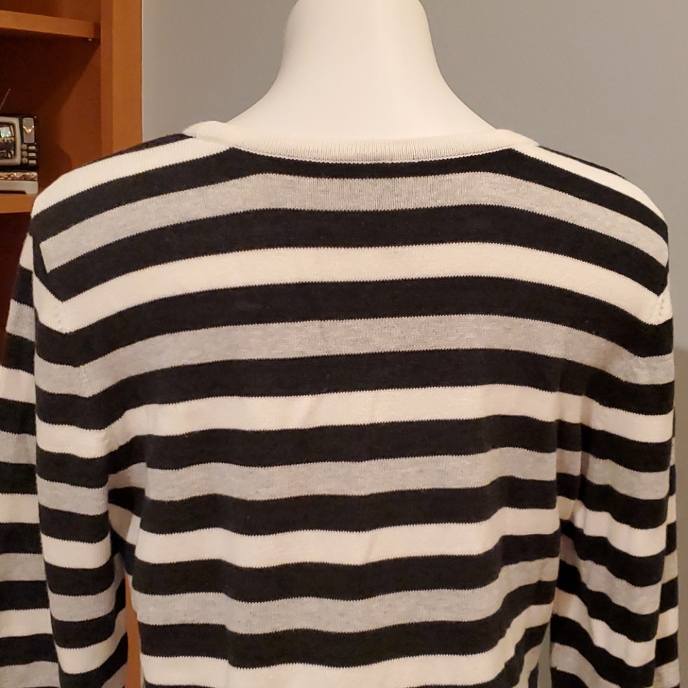 Hanna Andersson Women's Black and White Sweater - Picture 8 of 10